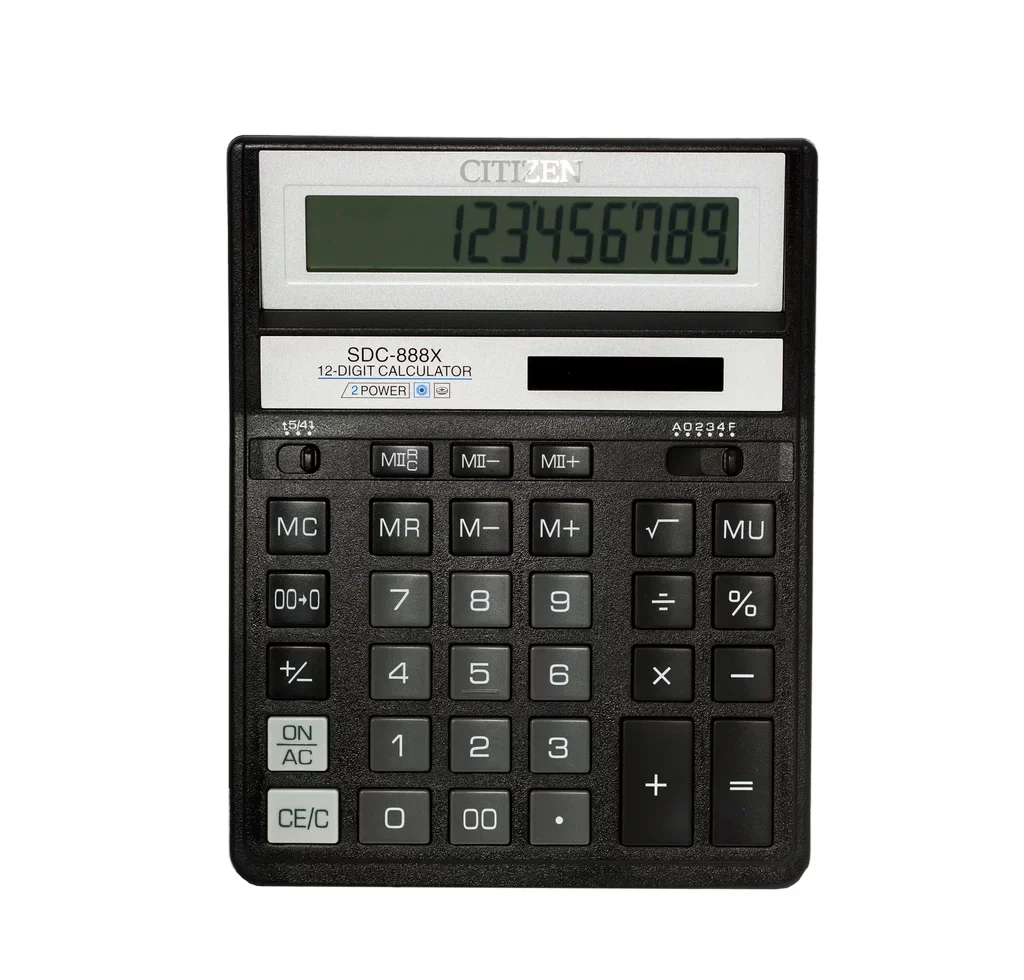 00000028002-kalkulyator-CITIZEN-SDC-888-XBK-e1688576234155.webp CALCULATOR CITIZEN SDC 888 XBK - Image 1