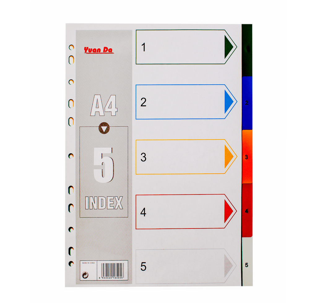 00000040616-indeksnyj-razdelitel-plastikovyj-a4-5-cifrcvetov-PY-5A-1220-e1688471940358.png SEPARATOR PLASTIC A4 5 CIFRE+CULORI PY-5A - Image 1