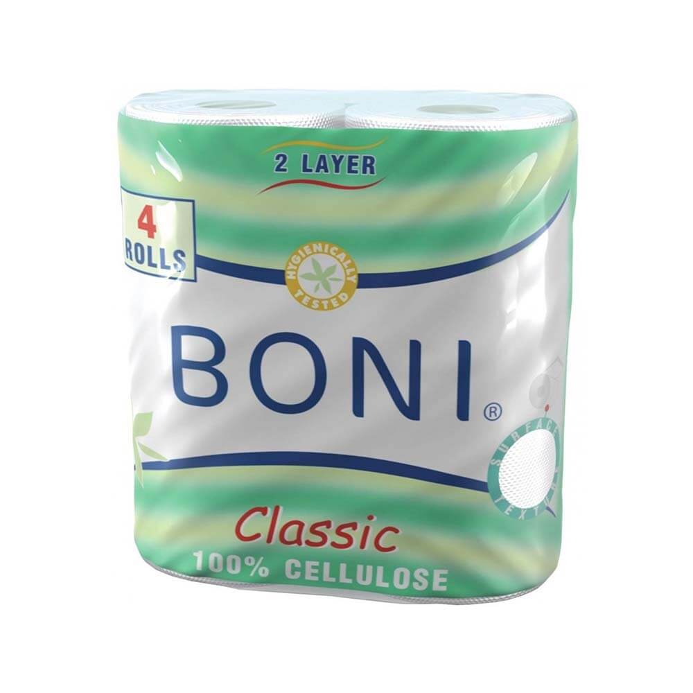00400248.jpg HARTIE IGIENICA PERFEX 2 STRATURI BONI CLASSIC 4 ROLE/PACHET - Image 1