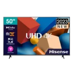 50" LED SMART TV Hisense 50A6K, 3840x2160 4K UHD, VIDAA U6.0, Negru