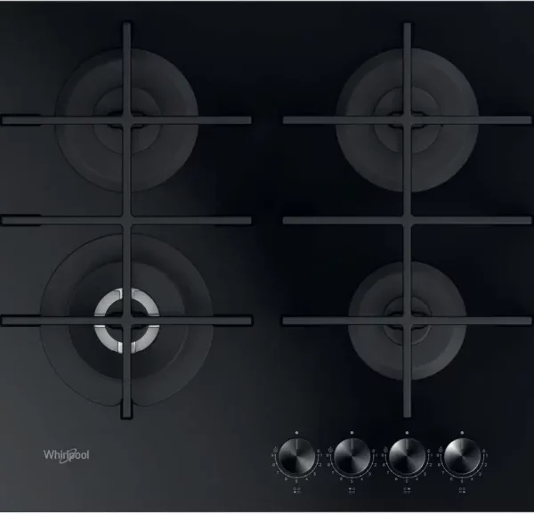 Plită pe gaz Whirlpool GOWL 628/NB, Negru
