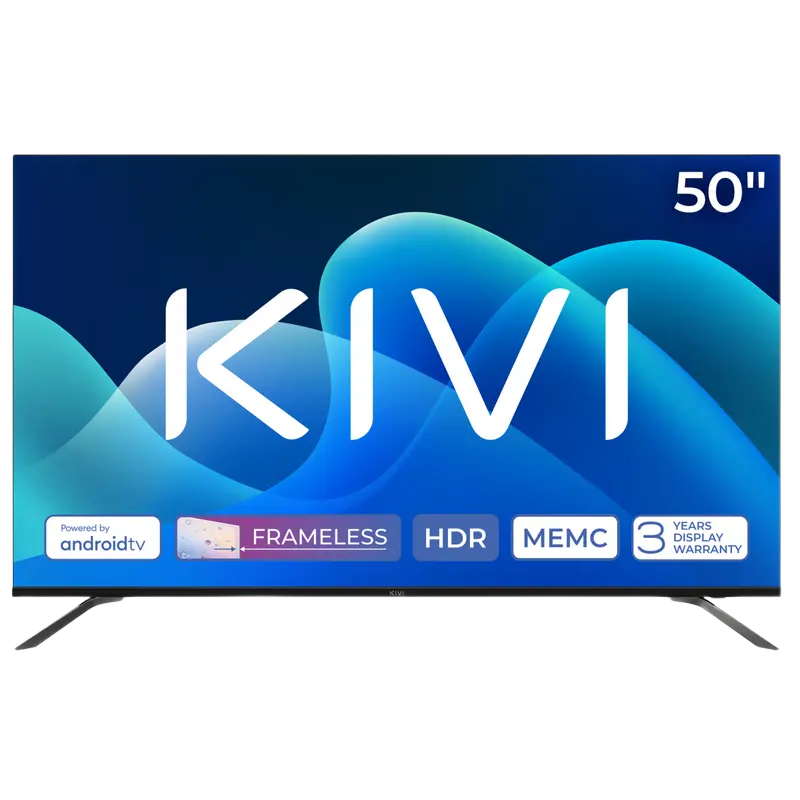 18bc60fd-0c2d-4548-91e2-8165f5912433.webp 50" LED SMART TV KIVI 50U730QB, 3840x2160 4K UHD, Android TV, Negru - Image 1