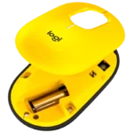 Mouse Wireless Logitech POP, Galben - imagine 2