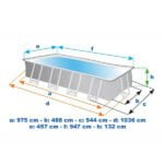 INTEX Бассейн ULTRA XTR FRAME 975х488х132см, 54368Л, металлический каркас - Image 8