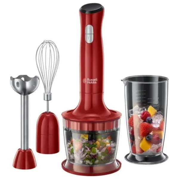 Blender de mână Russell Hobbs Desire 3-in-1, Roșu