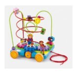 Trageți de-a lungul margelelor de sârmă cu roți dințate