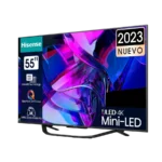 55" LED SMART TV Hisense 55U7KQ, 3840x2160 4K UHD, VIDAA U7.0, Negru - Image 3