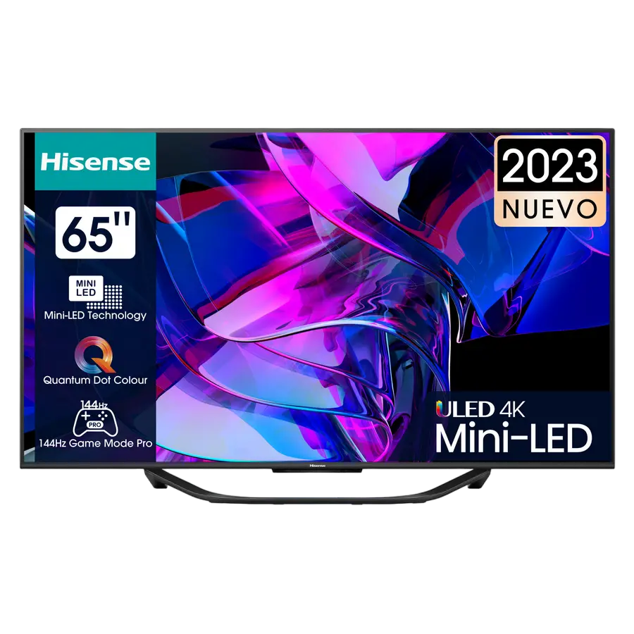 530ed866-bb27-4061-9a9b-2a739e7f65f8.webp 65" LED SMART TV Hisense 65U7KQ, 3840x2160 4K UHD, VIDAA U7.0, Negru - Image 1