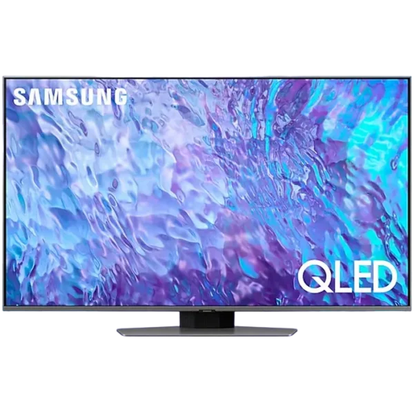 50" QLED SMART TV Samsung QE50Q80CAUXUA, 3840x2160 4K UHD, Tizen, Argintiu