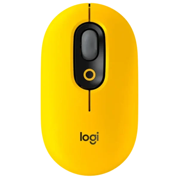 Mouse Wireless Logitech POP, Galben