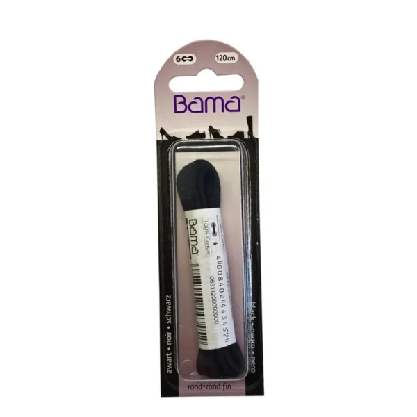 BAMA SIRETURI ROTUNDE 120CM POLIESTER 1 PER IN BLISTER 36SC120