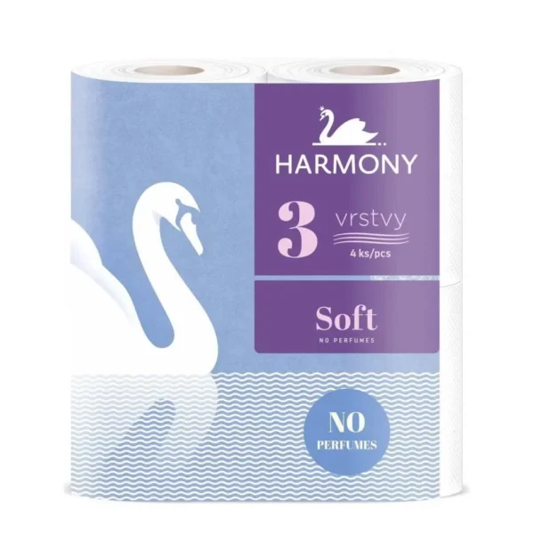 HARMONY HIRTIE IGIENICA SOFT 3 STR. 4 ROLE 17.5M