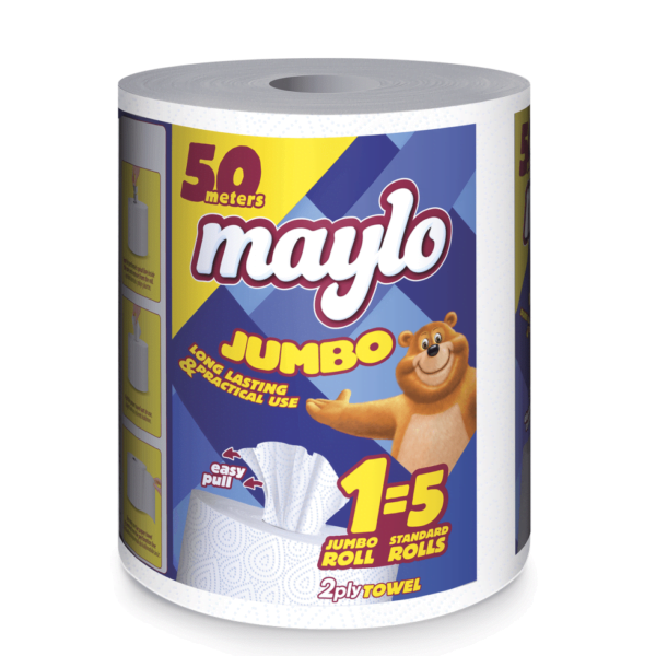 MAYLO PROSOAPE DE BUCATARIE 1 ROLA 2 PLIURI JUMBO 50M