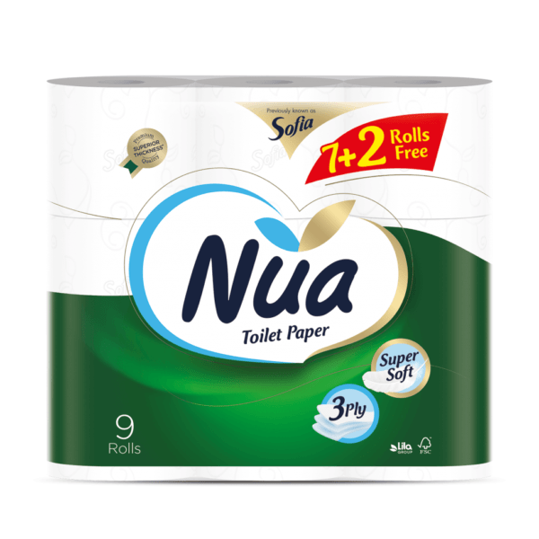 NUA HIRTIE IGIENICA 7+2 ROLE 3 PLIURI 18.2M
