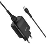 Incarcator de retea Hoco C72Q Glorious + Cablu Micro USB (QC3.0) [Black] - Image 2