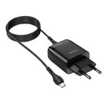 Incarcator de retea Hoco C72Q Glorious + Cablu Micro USB (QC3.0) [Black] - Image 3