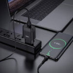 Incarcator de retea Hoco C72Q Glorious + Cablu Micro USB (QC3.0) [Black] - Image 4