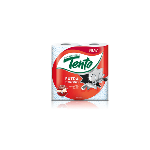 TENTO PROSOAPE DE BUCATARIE EXTRA STRONG 2 ROLE 3 PLIURI 17M