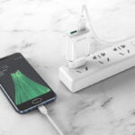 Incarcator de retea Borofone BA54A Wide road + Cablu Micro USB (QC3.0) [White] - imagine 3