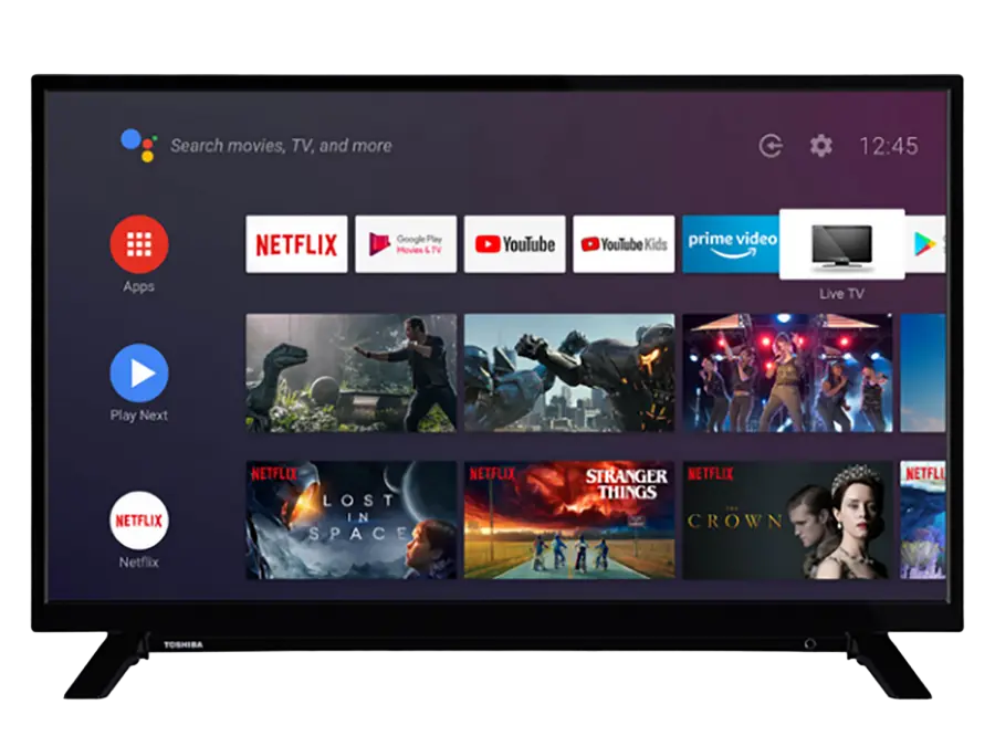 acc3c5ee-4763-46cf-a771-02ae60612428.webp 32" LED SMART TV Toshiba 32WA2063DG, 1366x768 HD, Android TV, Negru - Image 1