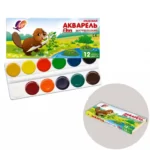 ACUARELA ZOO AMBALAJ DIN CARTON 12 CUL F/P 19С 1247-08 ЛУЧ