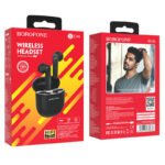 Casti wireless Borofone BE49 Serenity TWS [Black] - Image 3