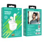 Casti wireless Borofone BE49 Serenity TWS [White] - Image 4