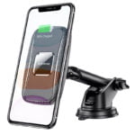 Suport auto Borofone BH35 Magnetic (Wireless Charger 15W) [Black] - Image 4