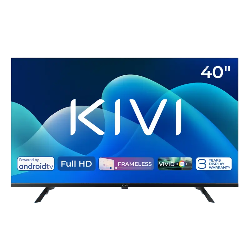 dccfb616-5e51-4783-9f6e-b696088a557d.webp 40" LED SMART TV KIVI 40F730QB, 1920x1080 FHD, Android TV, Negru - Image 1