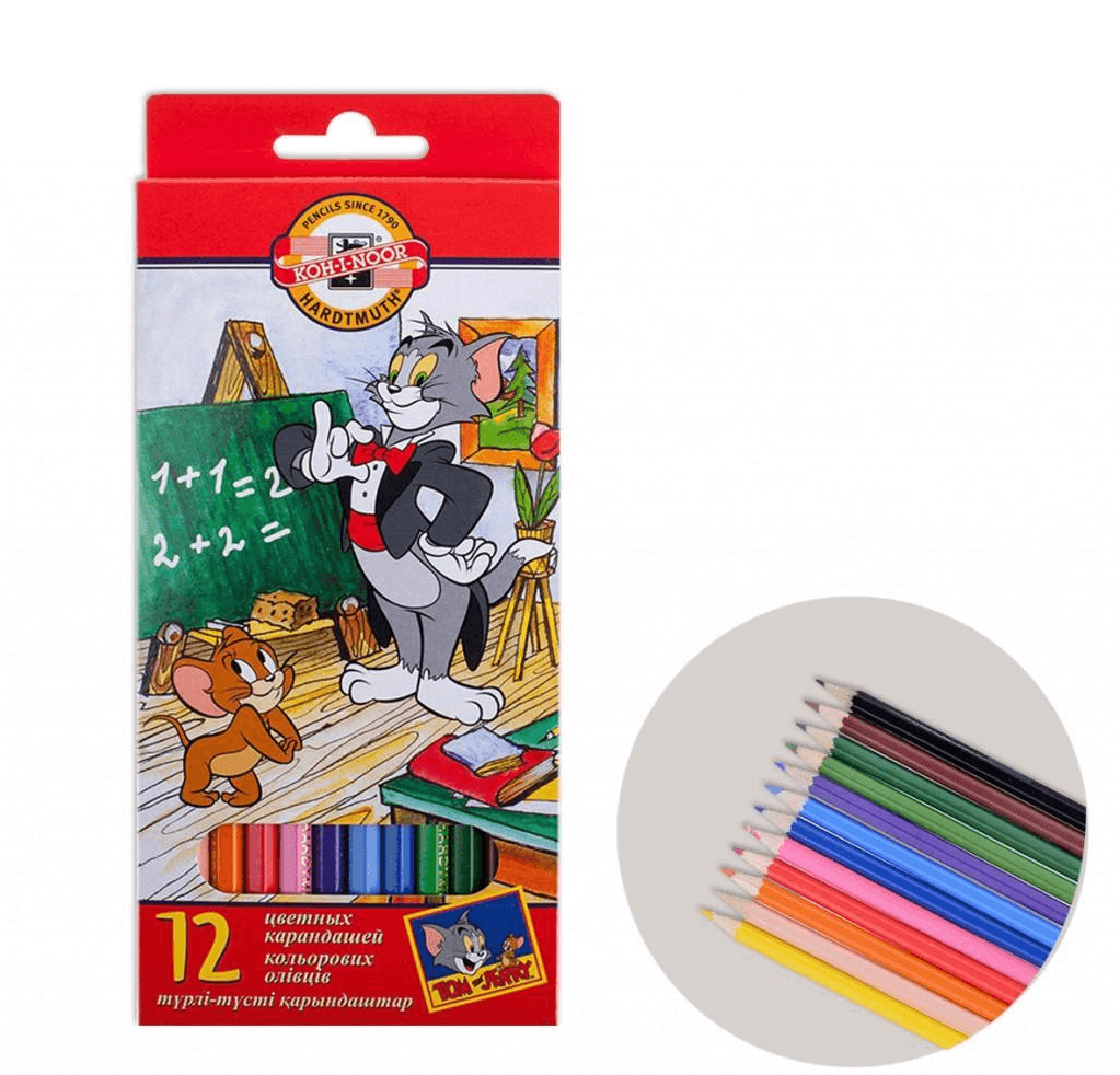 decupare-77.png CREIOANE COLOR TOM AND JERRY 12CUL KOH-I-NOOR 3652 - Image 1