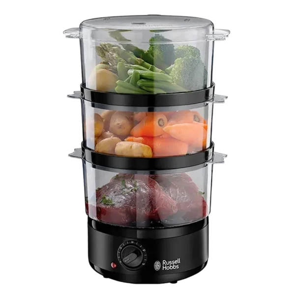 Aparat de gătit cu aburi Russell Hobbs 26530-56, Negru