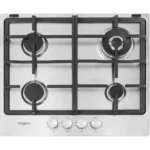 Plită pe gaz Whirlpool TGML 661 IX, Oțel inoxidabil