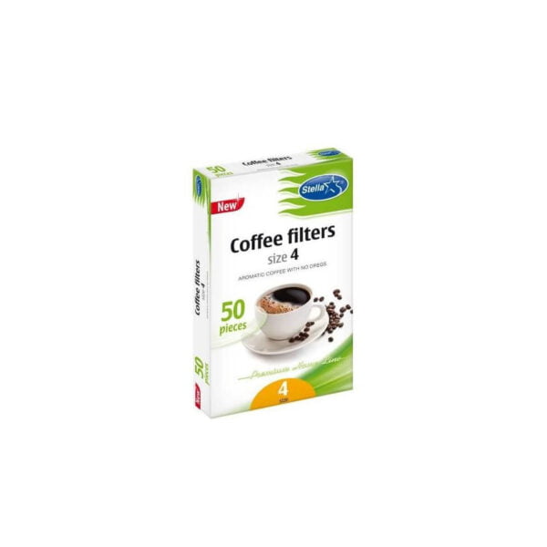 FILTRE P-RU CAFEA №4, 50 BUC. FK-3372