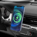 Suport auto Hoco CA90 Powerful (Wireless Charger 15W) [Black] - Image 2