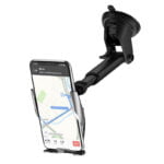 Suport auto Hoco S14 Surpass (Wireless Charger 15W) [Silver] - Image 6