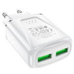 Incarcator de retea Borofone BA54A Wide road (QC3.0) [White] - imagine 5
