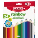 CREIOANE COLOR CU ASCUTITOARE 24 CUL RAINBOW FIBRACOLOR