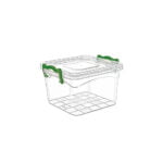 CUTIE PLASTIC PATRATA CU CAPAC LOCK 2.4L 1256