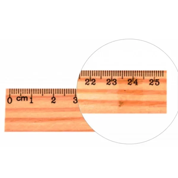 RIGLA LEMN 25CM CM25 / 8025
