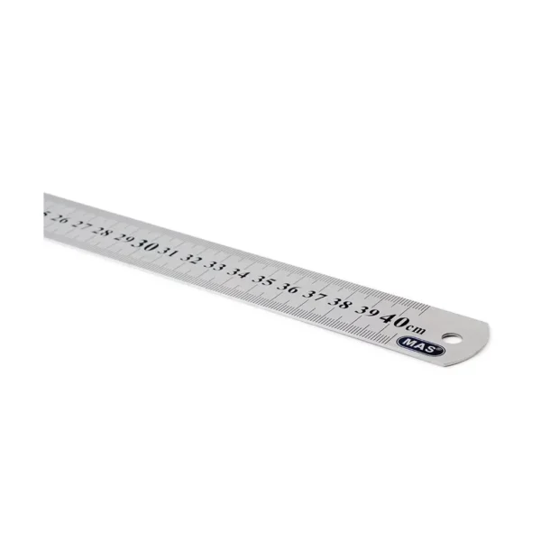RIGLA METAL 40CM MAS 2340