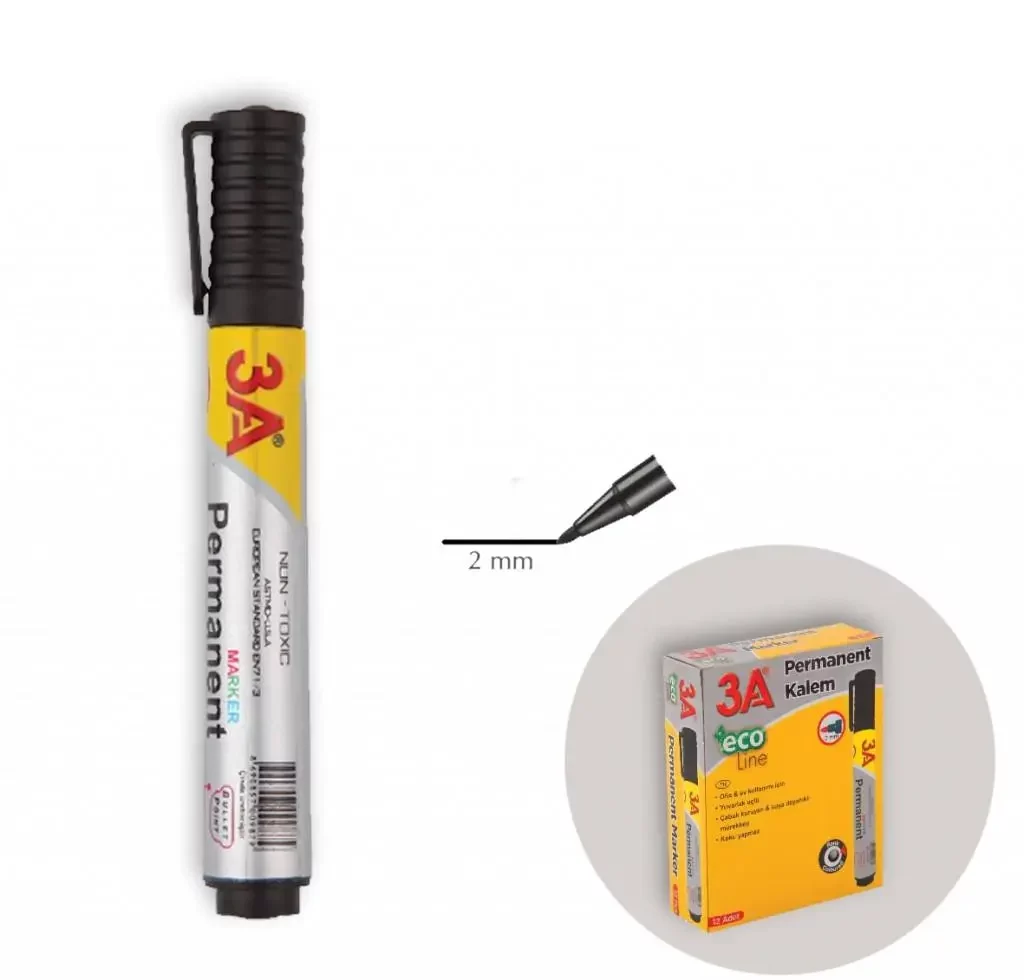 marker-permanentnyj-3A-987-EcoLine-chernyj-112-Marker-permanent-3A-987-EcoLine-negru-698580001577978-e1688568414785.webp MARKER PERMANENT 3A 987 2MM ECOLINE NEGRU - Image 1