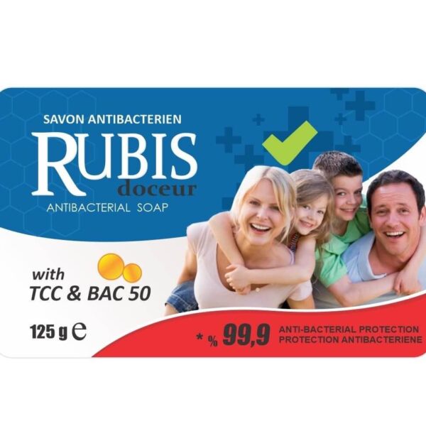 SAPUN DE TOALETA RUBIS 125 GR ANTIBACTERIAL AMBALAT IN HIRTIE