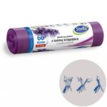 PUNGI P/U GUNOI CU LEGATURA 60 L 10 BUC. LAVANDA WNS-9909