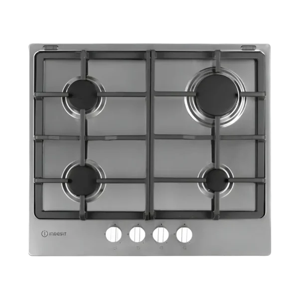 Plită pe gaz Indesit THP 641 IX/I, Oțel inoxidabil