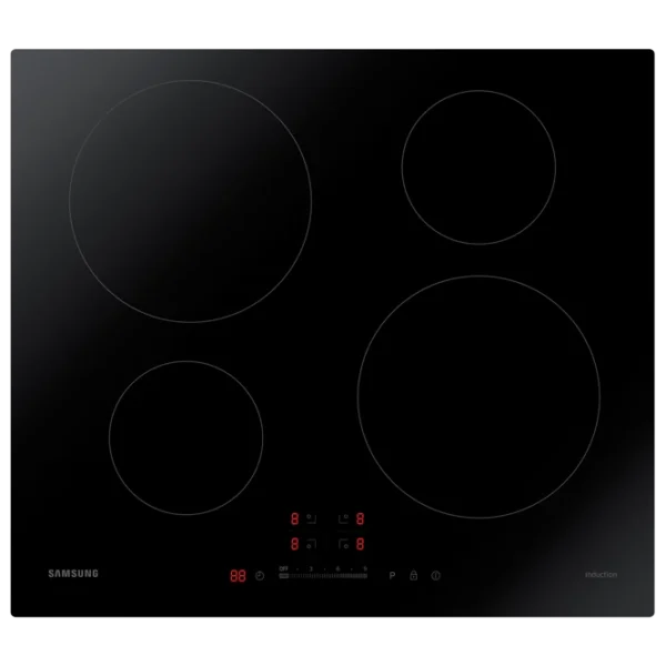 Plită cu inducție Samsung NZ64H37070K/WT, Negru