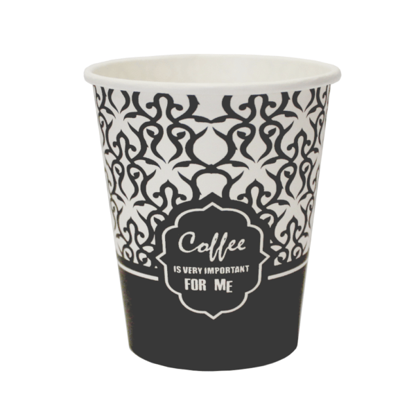 PAHAR HIRTIE DE UNICA FOLOSINTA ACCAS COFFEE 250ML 8OZ 1/50
