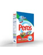PEROS DETERGENT PRAF MANUAL ȘI SEMIAUTOMAT 400GR, CUTIE DIN CARTON, BRIGHT COLORS P/U RUFE COLORATE