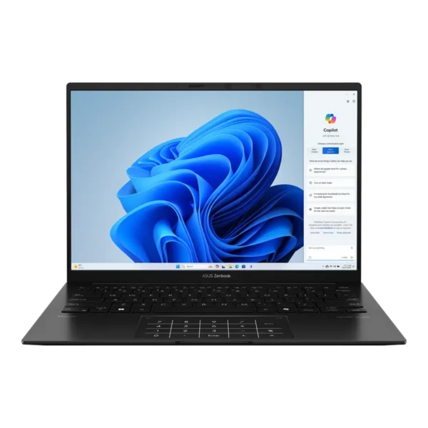 Laptop 14" ASUS Zenbook 14 OLED UX3406HA, Jade Black, AMD Ryzen 7 8840HS, 16GB/1024GB, Fără SO