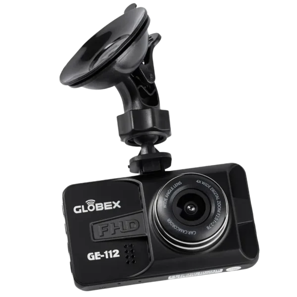 Cameră auto DVR Globex GE-112, Full-HD 1080P, Negru