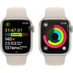 Ceas inteligent Apple Watch Series 9, 41mm, Starlight - imagine 3